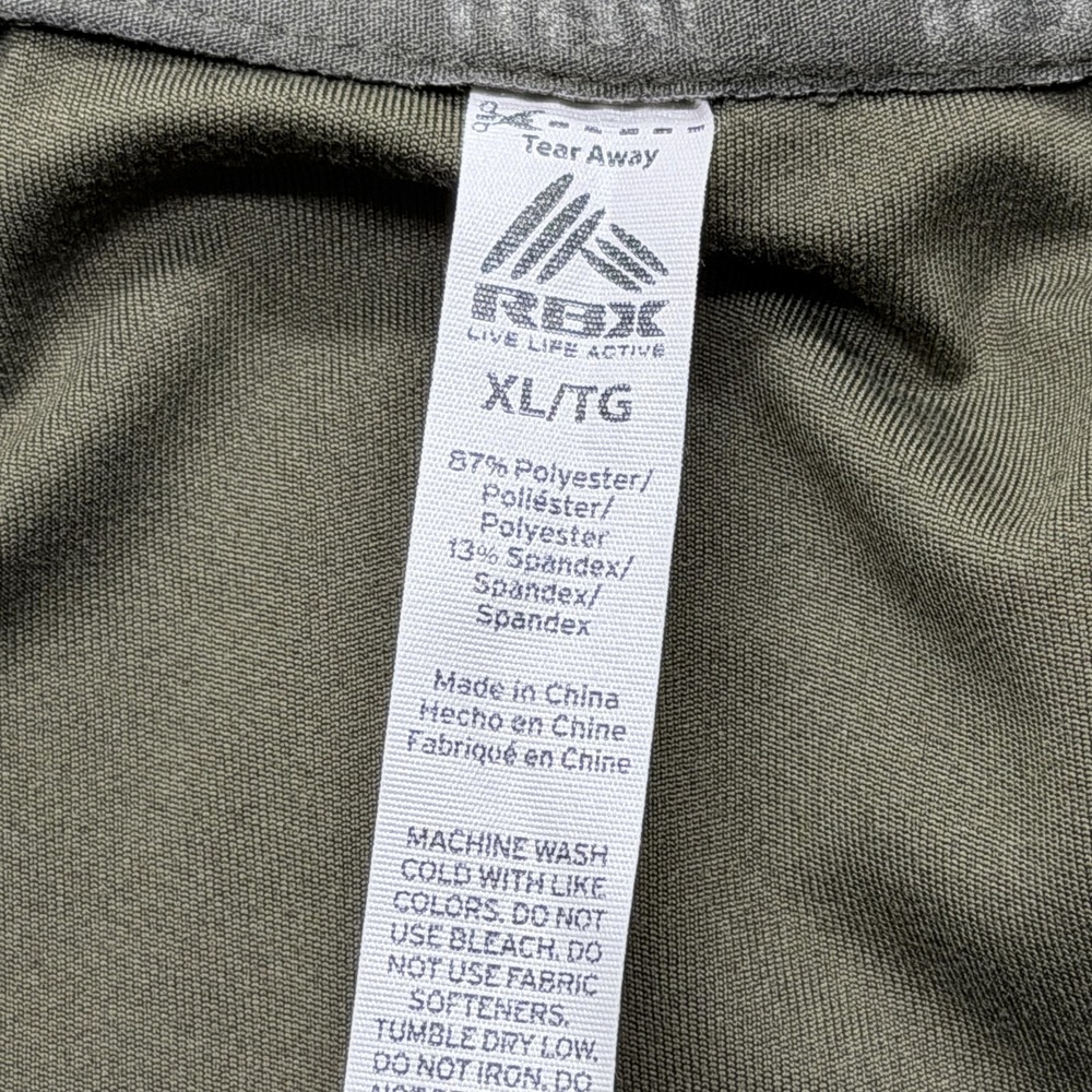 RBX Jacket Womens XL Green Full Zip Pockets Thumbholes Stretch Activewear - Picture 3 of 7